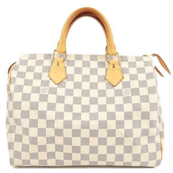 Speedy 30 Damier Azur Hand Bag - Picture 1 of 9
